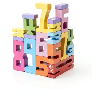 Gdaytao Wooden Number Blocks for Kids 3-8-0