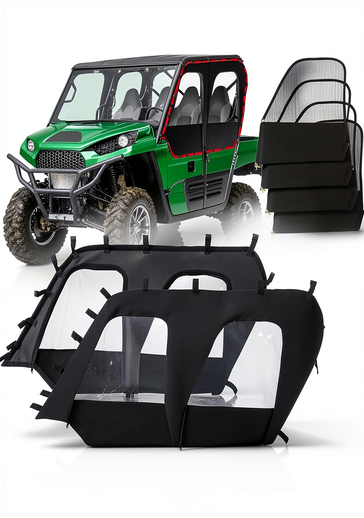 MobiWheels Soft Upper Door for Kawasaki Teryx4 UTV
