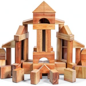 Melissa & Doug Solid Wood Building Blocks for Kids-0