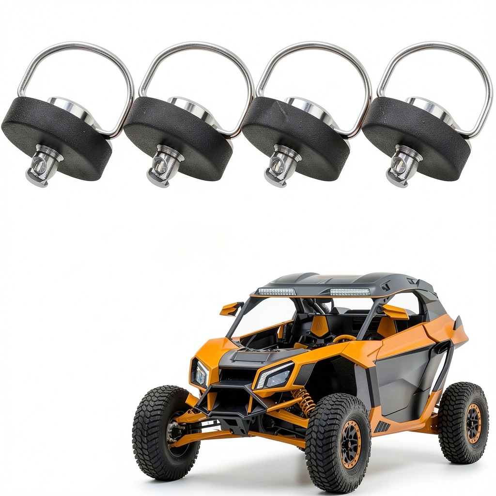 ATV cab roof installed on a rugged trail vehicle