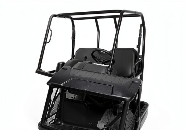 Polaris Ranger Hard Top Roof ECOTRIC Black Plastic-2