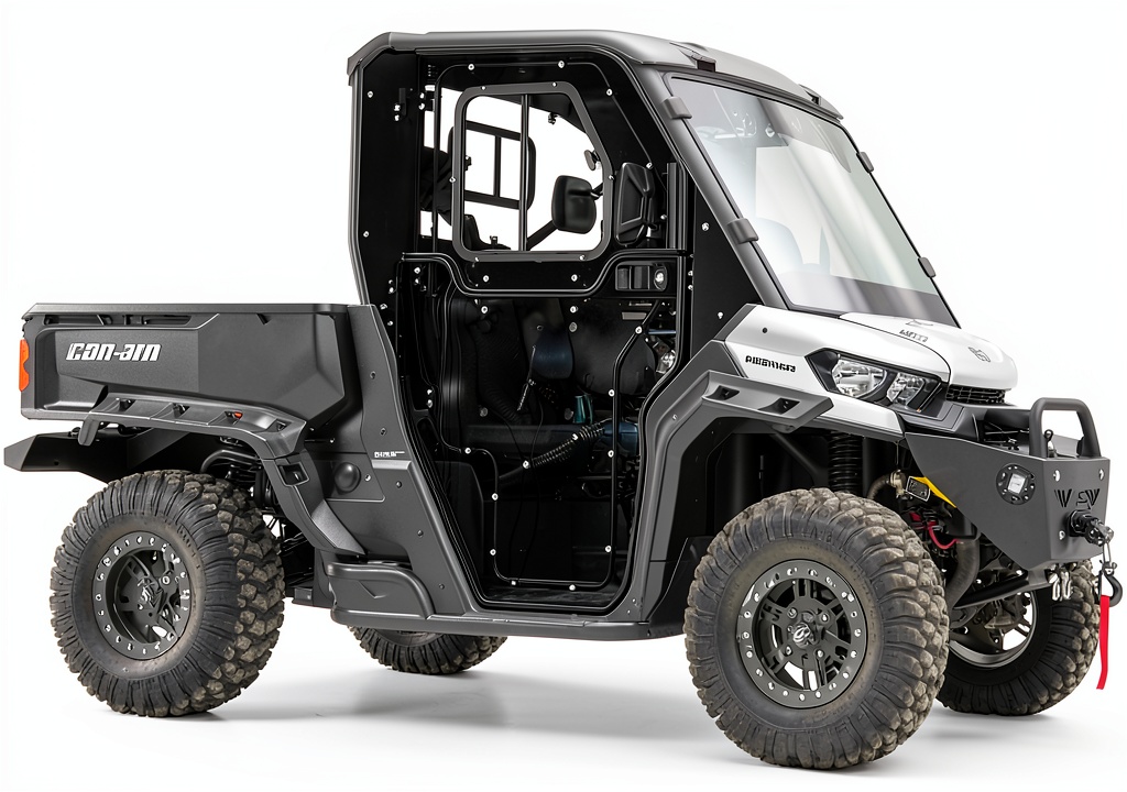 Can Am Defender doors in action