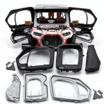 KEMIMOTO UTV Cab Enclosure PVC Oxford Fabric-0