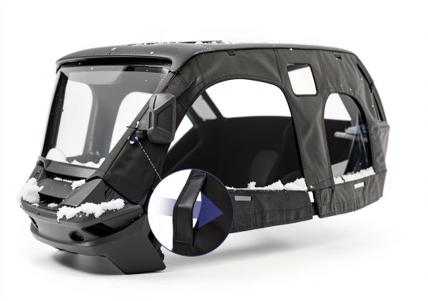 Polaris RZR Rear Cab Mesh Net ZIDIYORUO Mesh-4