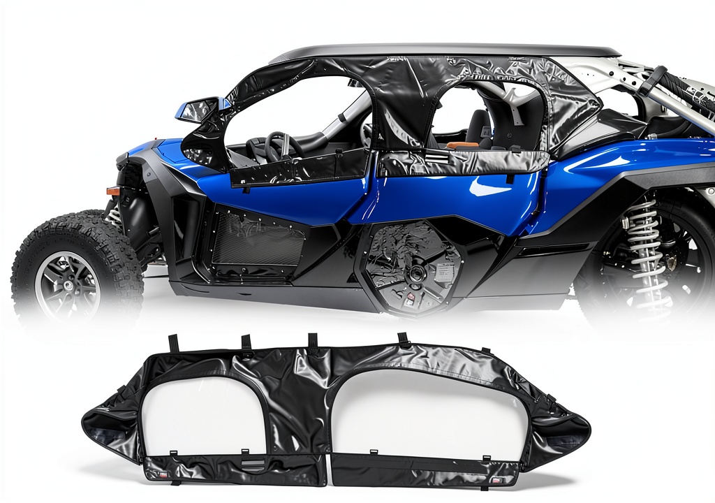 KEMIMOTO X3 MAX cab enclosure installed on a Maverick X3