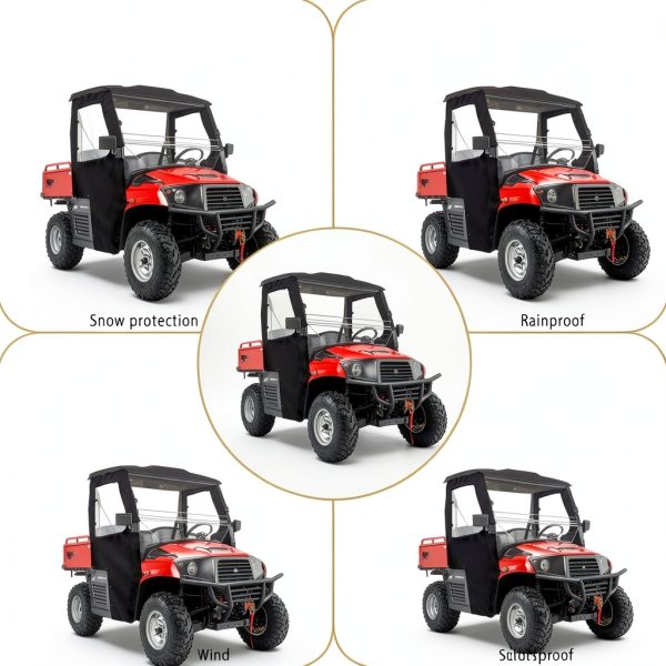 Hisun UTV Side Door Cab Enclosure Chikia 900D-6