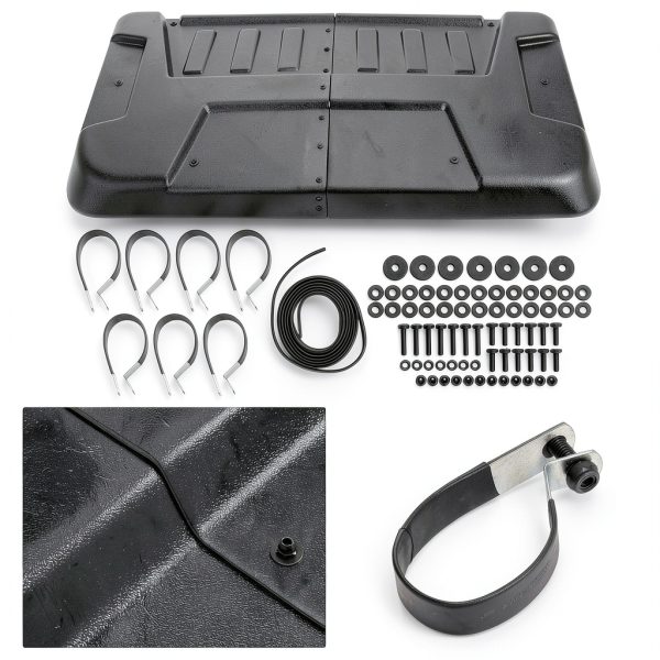 Polaris Ranger Hard Top Roof ECOTRIC Black Plastic-1