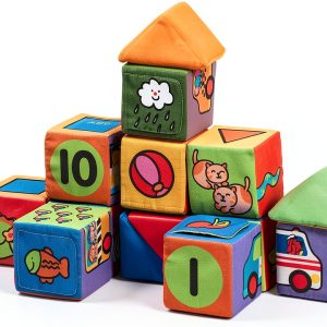 Melissa & Doug Soft Stacking Blocks for Toddlers-0