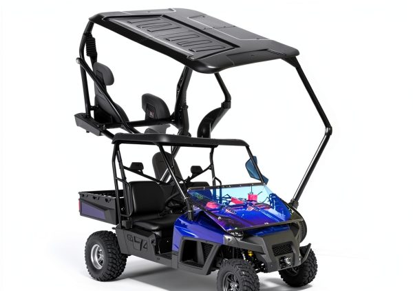 Polaris Ranger Hard Top Roof ECOTRIC Black Plastic-0