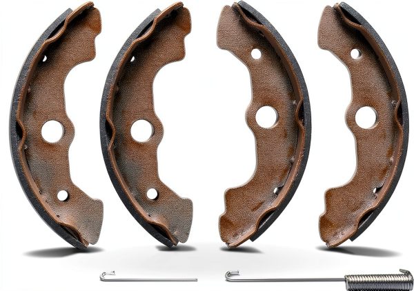 OLIFANT Front Brake Shoes for Honda ATV – Polished Semi‑Metallic Set-4