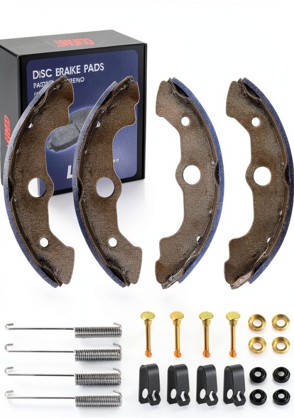 OLIFANT Front Brake Shoes for Honda ATV – Polished Semi‑Metallic Set-0