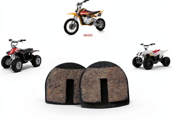 KAMIER Rear Disc Brake Pad for YK2 Flame Caliper – Organic Material,-2