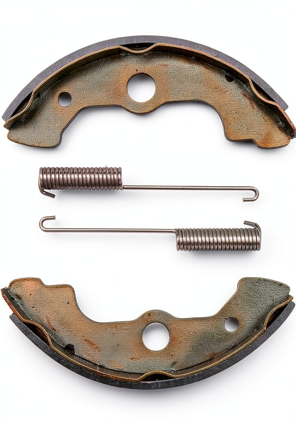 OLIFANT Front Brake Shoes for Honda ATV – Polished Semi‑Metallic Set-5