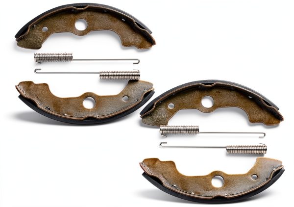 OLIFANT Front Brake Shoes for Honda ATV – Polished Semi‑Metallic Set-6
