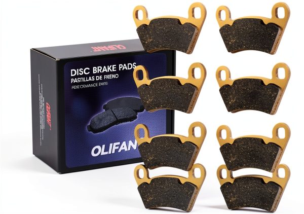 Polaris Brake Pads OLIFANT Front and Rear Sintered Copper Ceramic Set-0