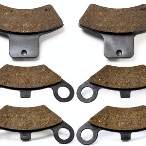 Joygowe UTV Rear Brake Pads Semi-Metallic for Polaris Scrambler-0