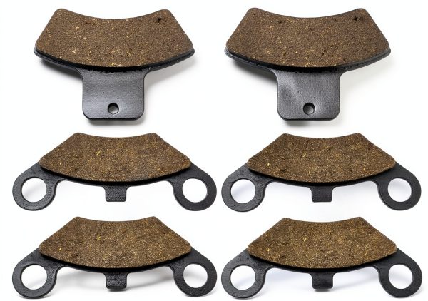 Joygowe UTV Rear Brake Pads Semi-Metallic for Polaris Scrambler-0