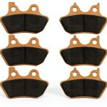 Yoursme Ceramic Brake Pads for Harley Davidson Touring and Dyna 6 Pack-0