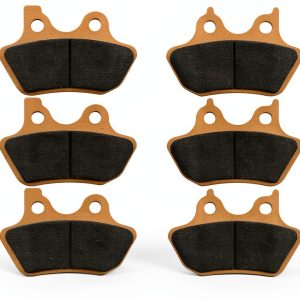 Yoursme Ceramic Brake Pads for Harley Davidson Touring and Dyna 6 Pack-0
