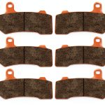 Harley Davidson Brake Pad Kit Zinger Copper Front and Rear 3 Pack-0