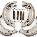 Master Chen ATV Brake Pads 4pcs Metal Front Rear Fit for CRF70F CRF80F-0