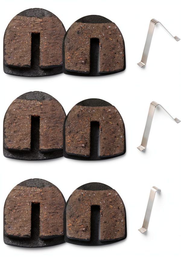 KAMIER Rear Disc Brake Pad for YK2 Flame Caliper – Organic Material,-0