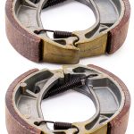 NewYall Front & Rear Brake Shoes Kit – Ceramic for Honda CR Series-0