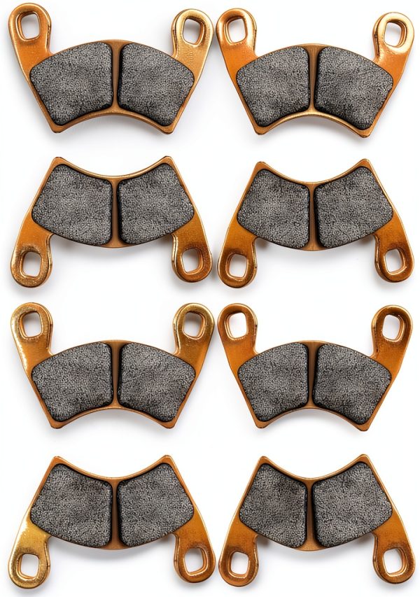 Zinger Brake Pads for RZR XP 1000 EPS Sintered Copper Front/Rear Set-4